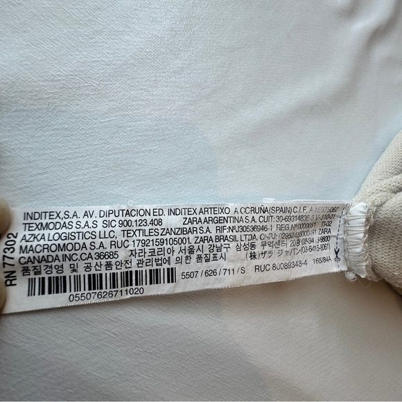 Zara Beige Knit stretchy Sweater small - Picture 12 of 13